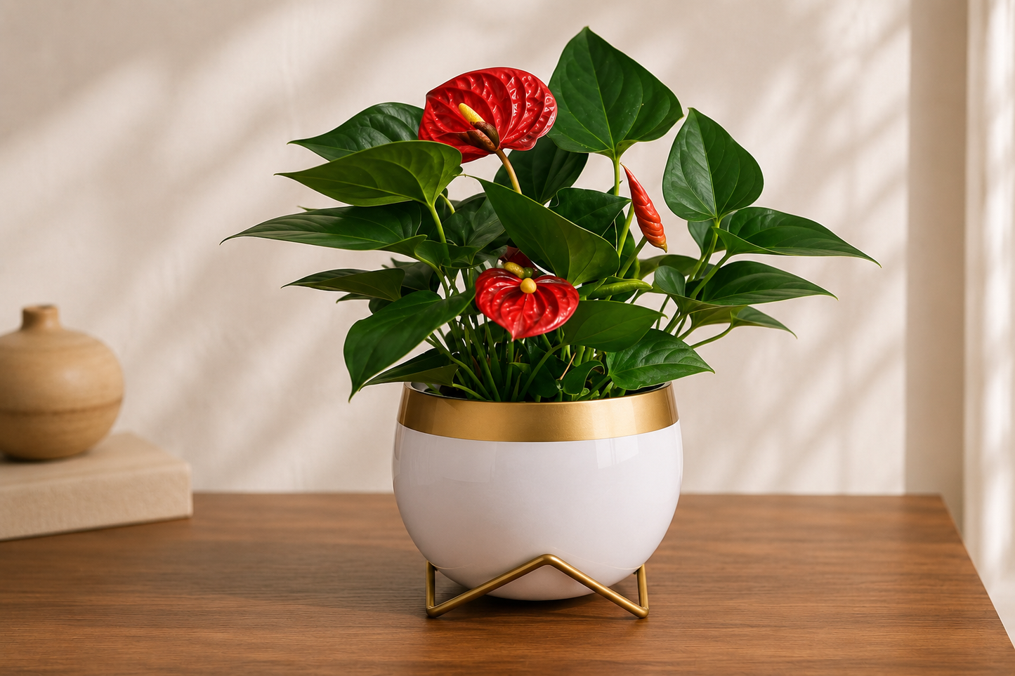 ✨ Elegant Red Anthurium for Every Space